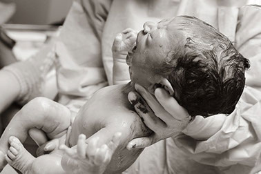 Newborn baby - just born