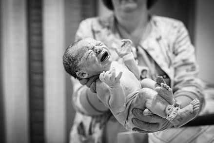 Newborn baby - just born