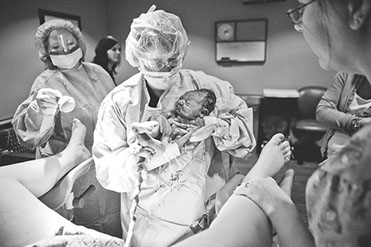 Newborn baby - just born