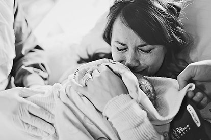 Newborn baby - just born