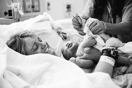 Newborn baby - just born