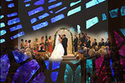 Wedding photograph at ACU Chapel on the Hill Wedding Photography example
