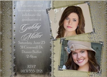 5x7 Graduation Photo Announcement
