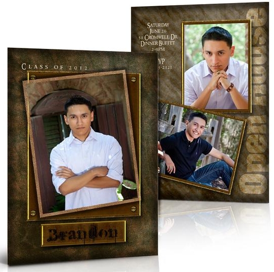 Double-Sided Photo Graduation Announcement