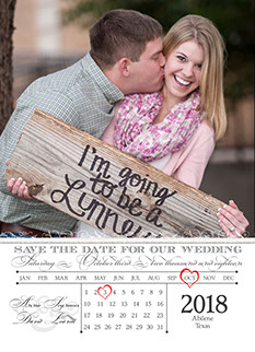 Wedding Save the Date Card