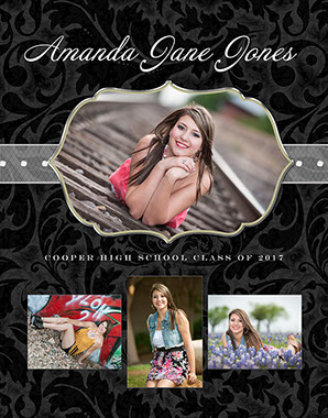 Senior portrait collage