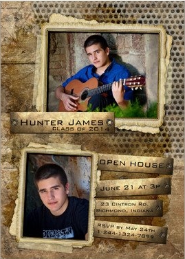 5x7 Graduation Photo Announcement