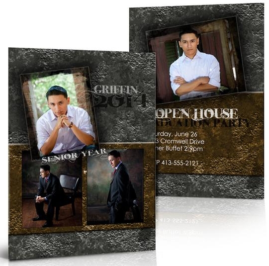 Double-Sided Photo Graduation Announcement