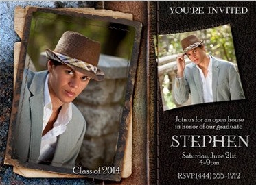 5x7 Graduation Photo Announcement