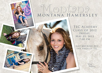 Senior Graduation Announcement