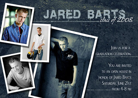 5x7 Graduation Photo Announcement