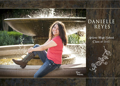 5x7 Graduation Photo Announcement