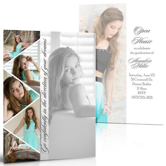 Double-Sided Photo Graduation Announcement