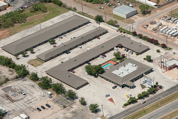 Aerial photo of Royal Inn - Abilene, TX