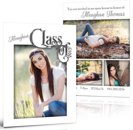Double-Sided Photo Graduation Announcement