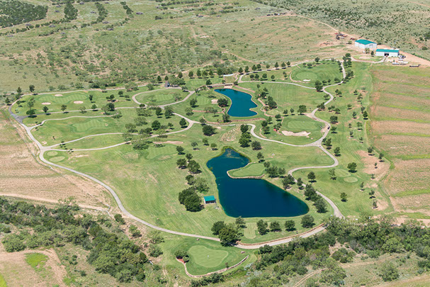 Aerial photo of Snyder Country Club