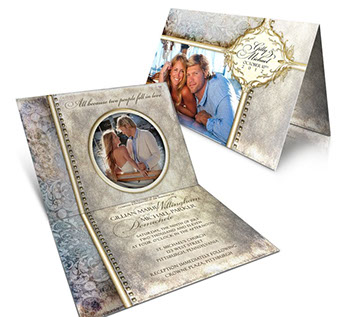 Photo wedding invitation