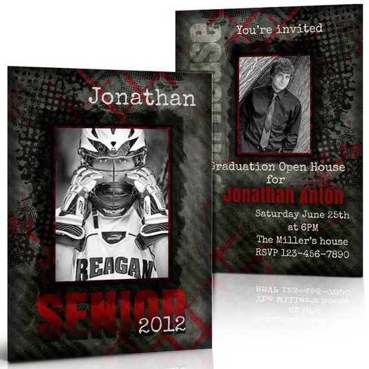 Double-Sided Photo Graduation Announcement