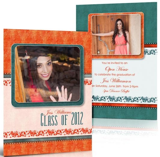 Double-Sided Photo Graduation Announcement