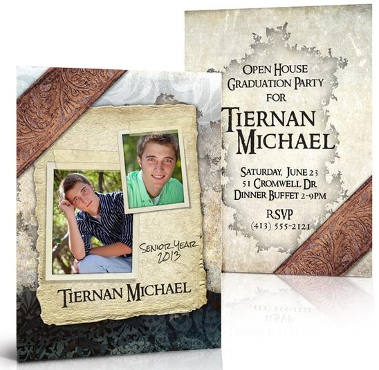 Double-Sided Photo Graduation Announcement